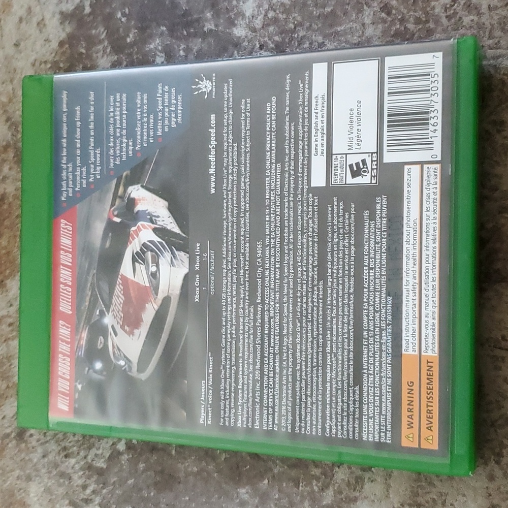 XBOX ONE Need for Speed RIVALS - Picture 2 of 4